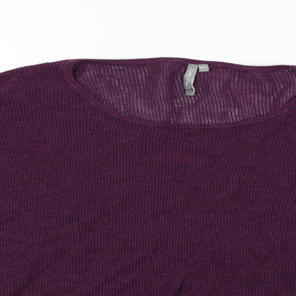 Sweaty Betty Womens Purple   Pullover Jumper Size M
