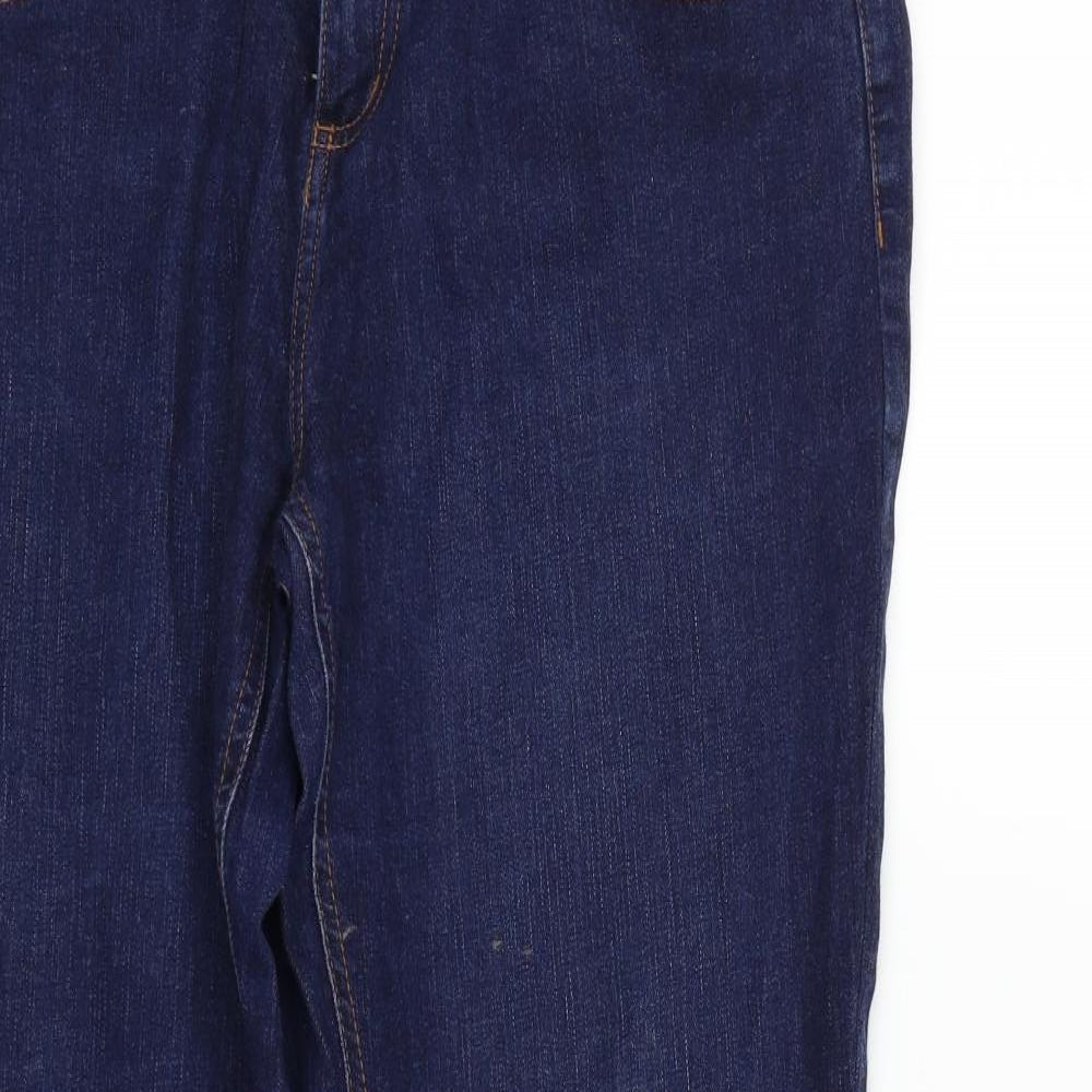Debenhams Womens Blue   Straight Jeans Size 16 L29 in