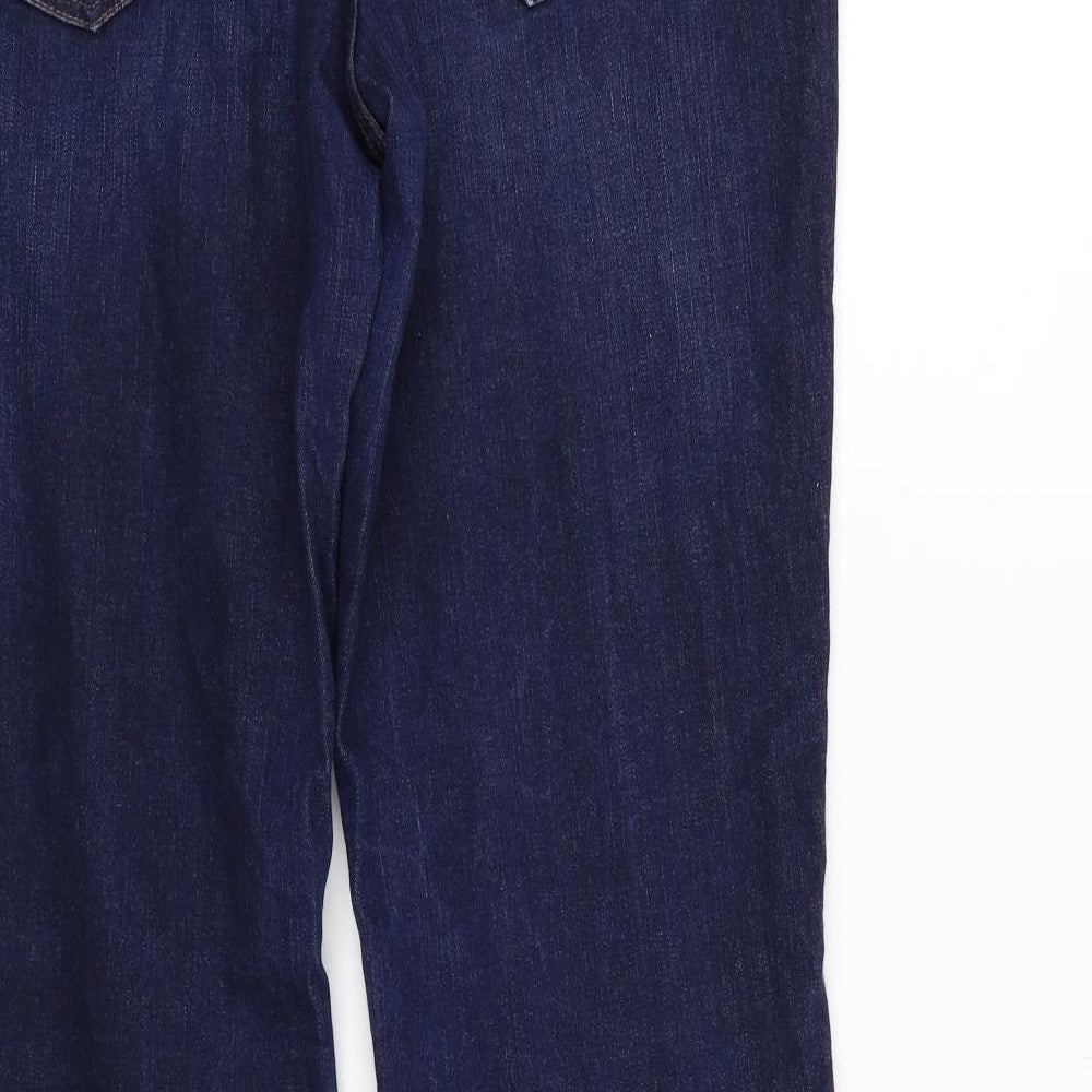 Debenhams Womens Blue   Straight Jeans Size 16 L29 in