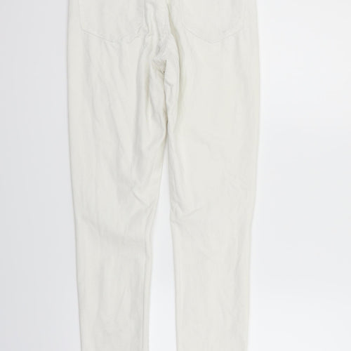 deniem & co Womens White   Trousers  Size 10 L27 in