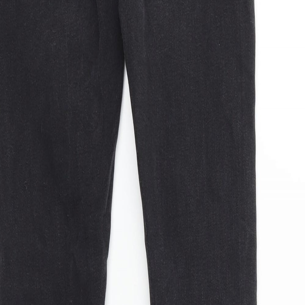 Topman Womens Black   Straight Jeans Size M L32 in
