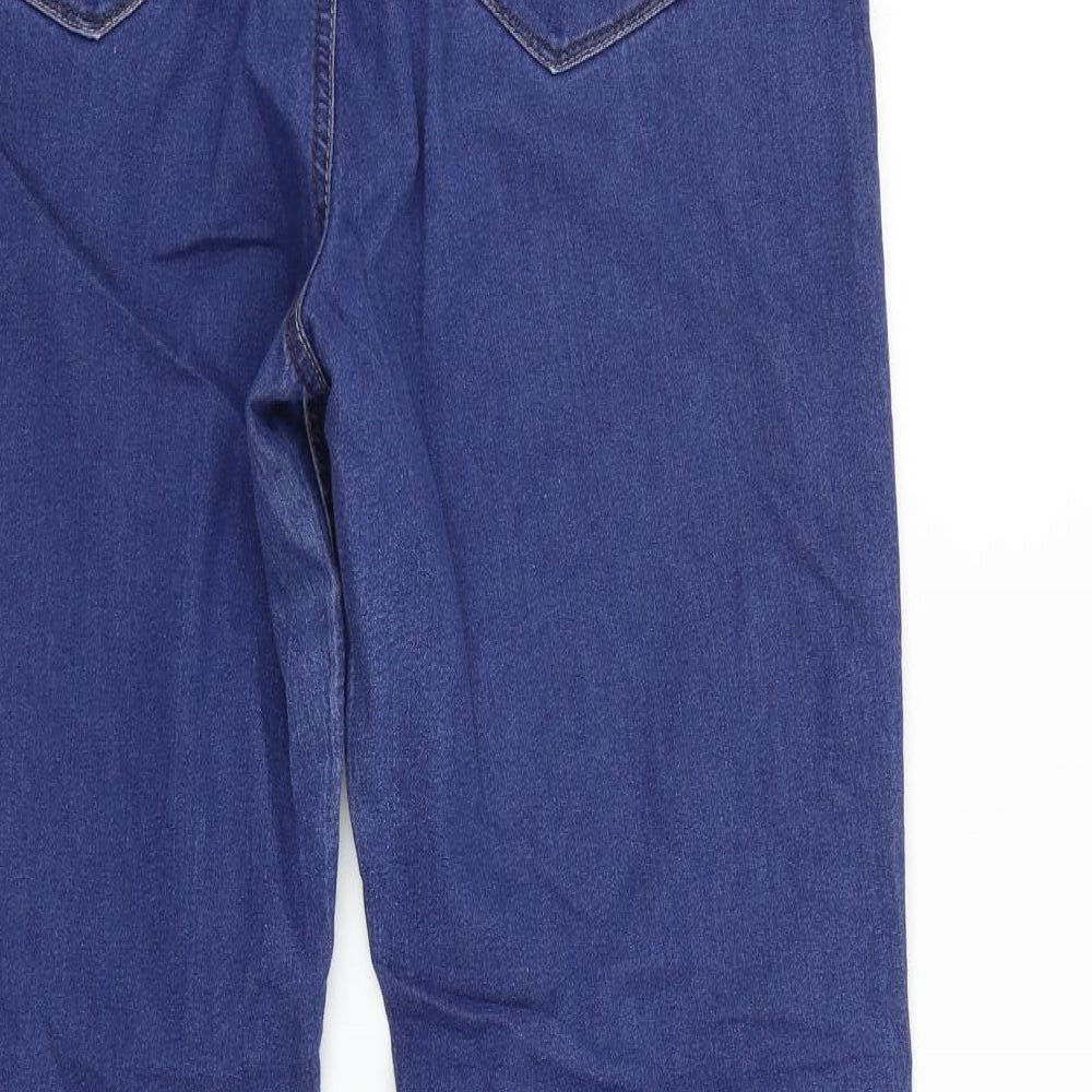 Preowrn Womens Blue   Straight Jeans Size 16 L28 in