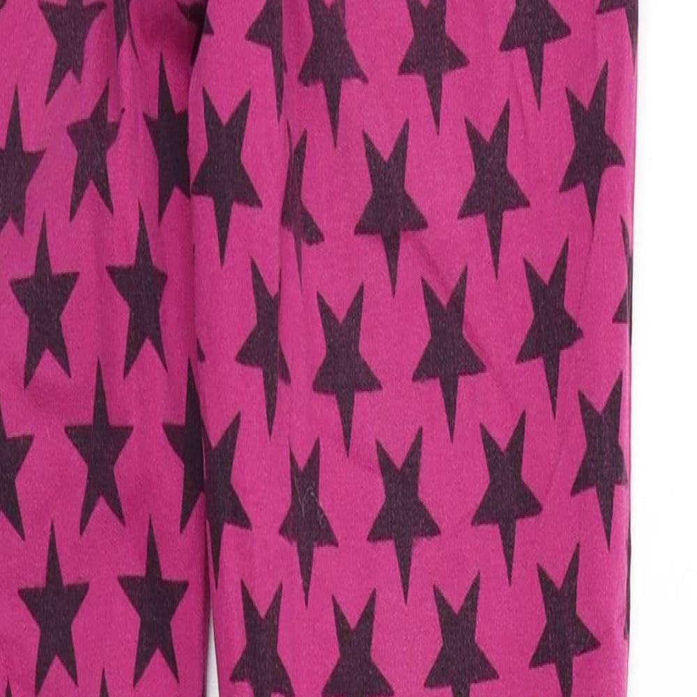 jist Womens Pink Geometric  Straight Jeans Size 10 L29 in - stars
