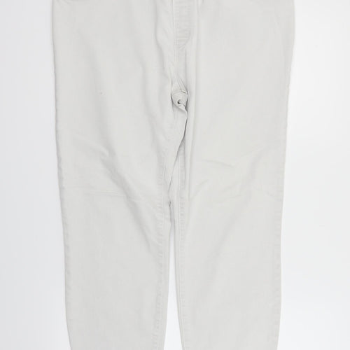 George Womens White   Trousers  Size 18 L27 in