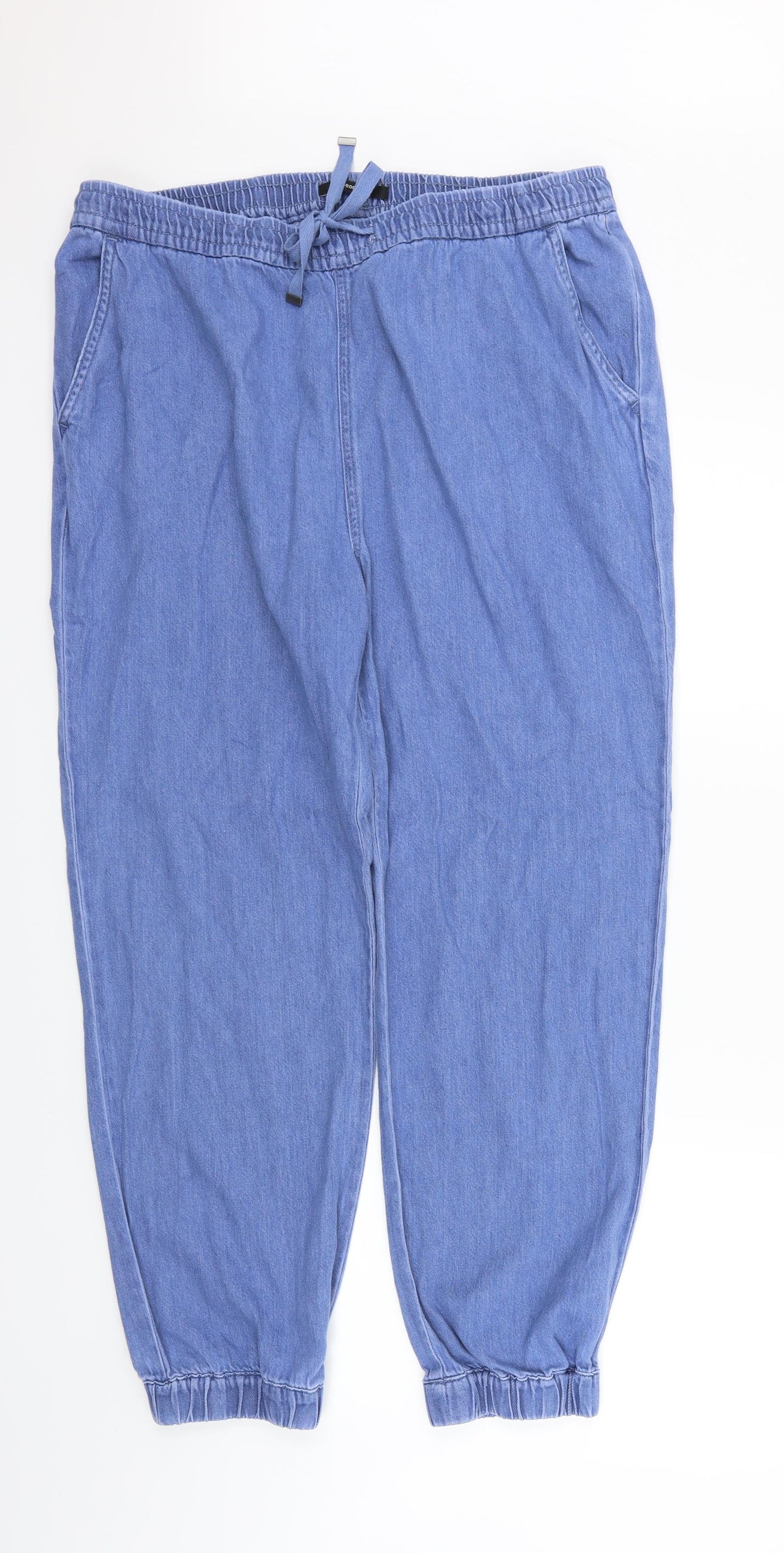 George Womens Blue   Trousers  Size L L26 in