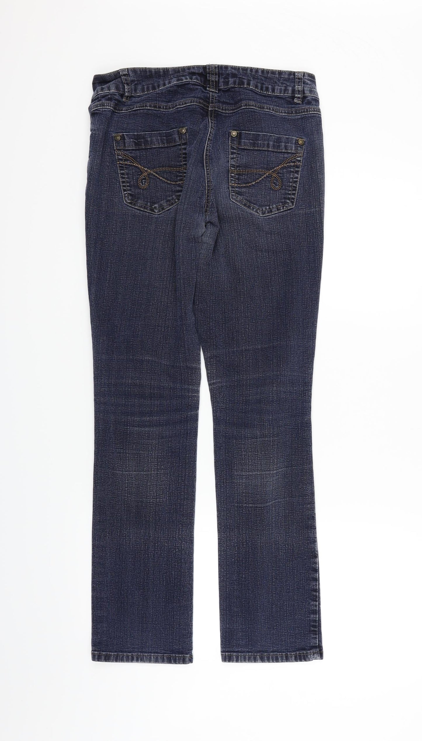 Debehams Womens Blue   Trousers  Size 12 L28 in