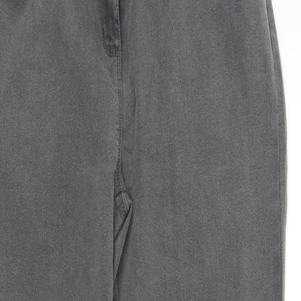 Bonmarché Womens Grey   Straight Jeans Size 16 L28 in