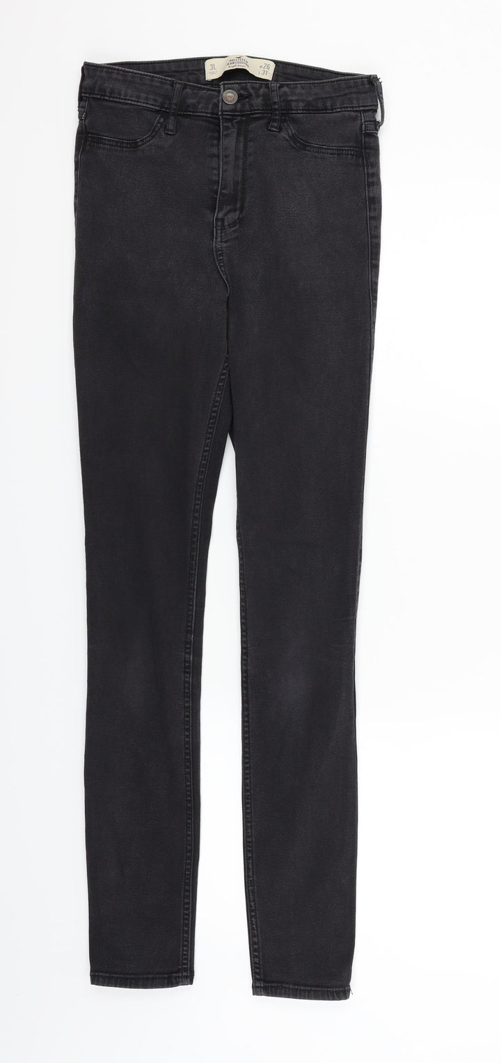 Hollister Womens Black Straight Jeans Size S L30 in