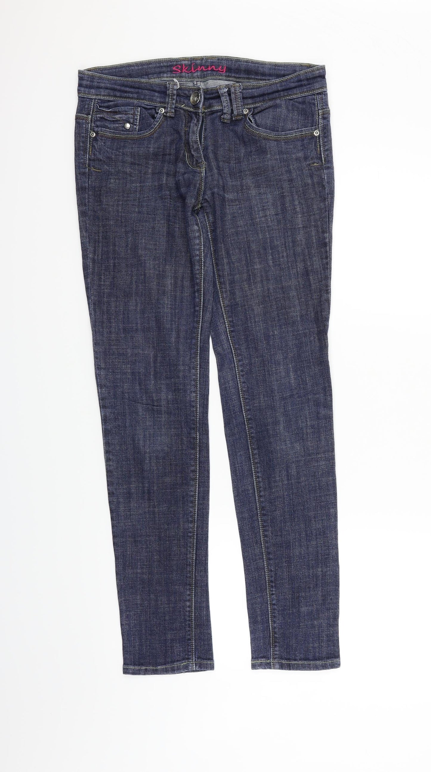 NEXT Womens Blue   Straight Jeans Size 10 L28 in