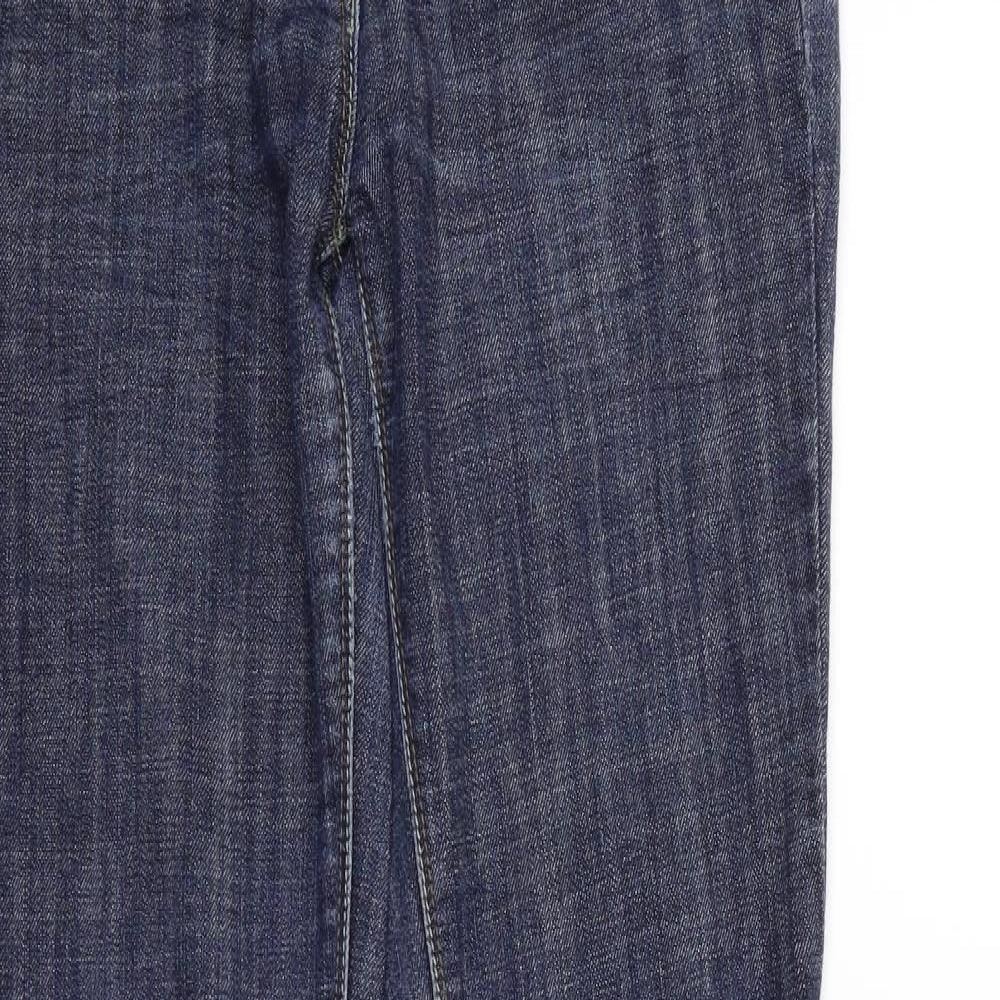 NEXT Womens Blue   Straight Jeans Size 10 L28 in