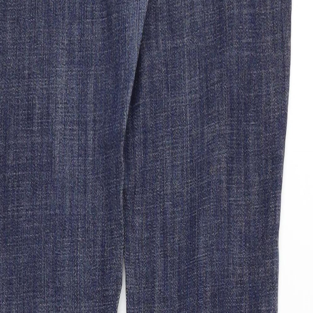 NEXT Womens Blue   Straight Jeans Size 10 L28 in