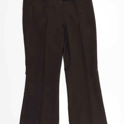 Matalan Womens Brown   Trousers  Size 12 L23 in