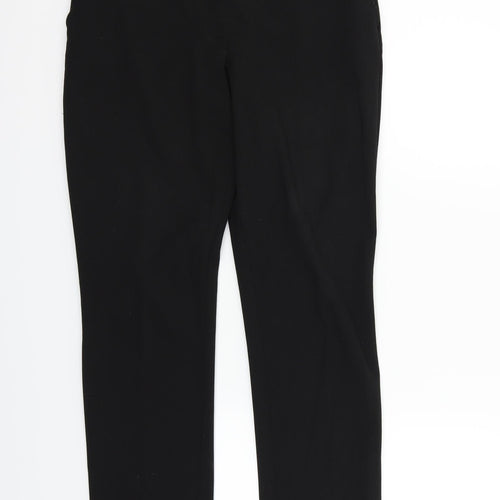 H&M Womens Black   Trousers  Size 12 L25 in