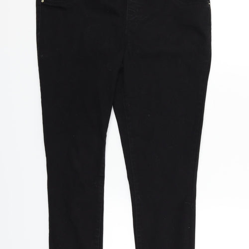 George Womens Black   Trousers  Size 16 L26 in