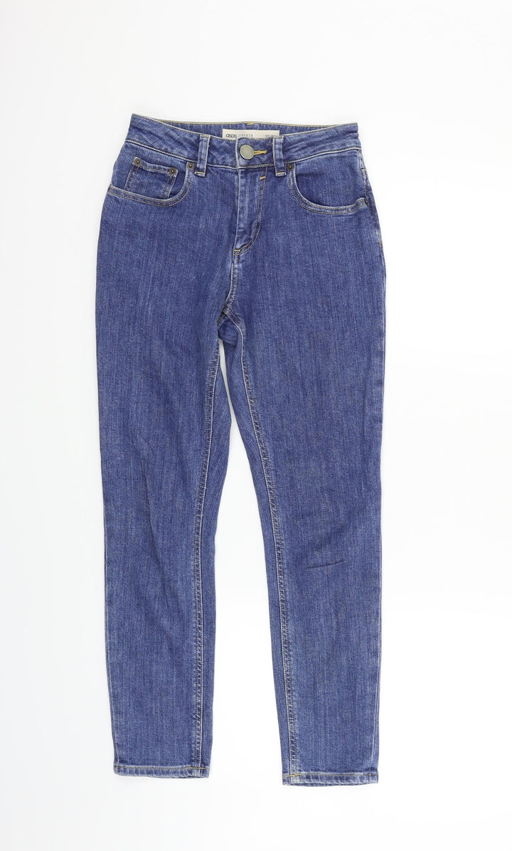 ASOS Womens Blue Straight Jeans Size S L28 in