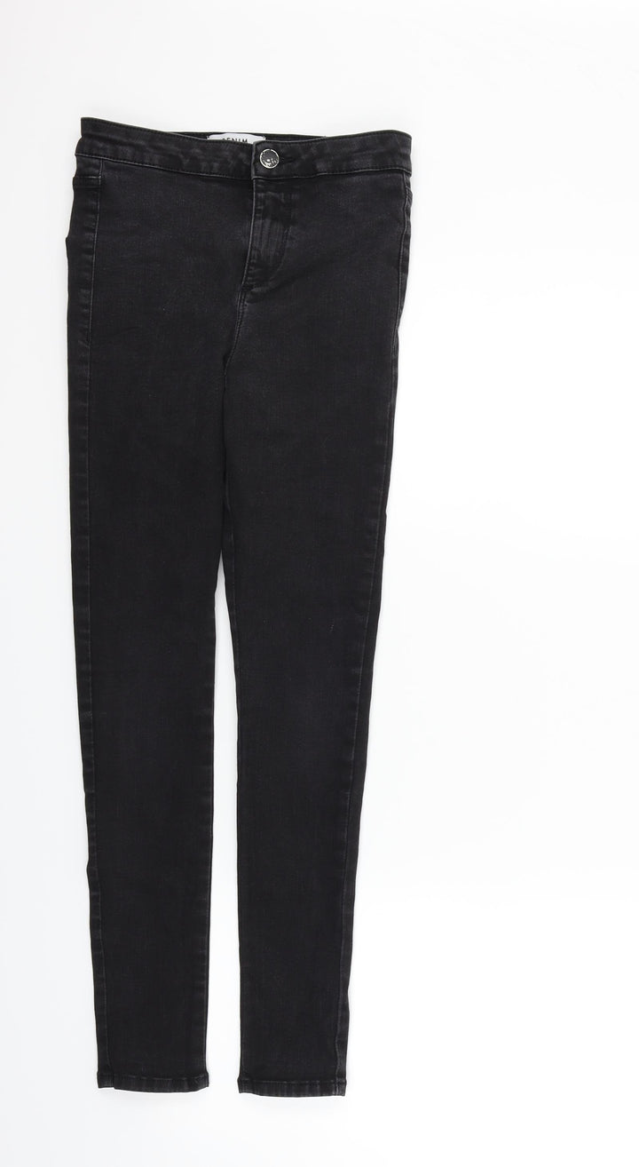 Miss Selfridge Womens Black Trousers Size 8 L27 in
