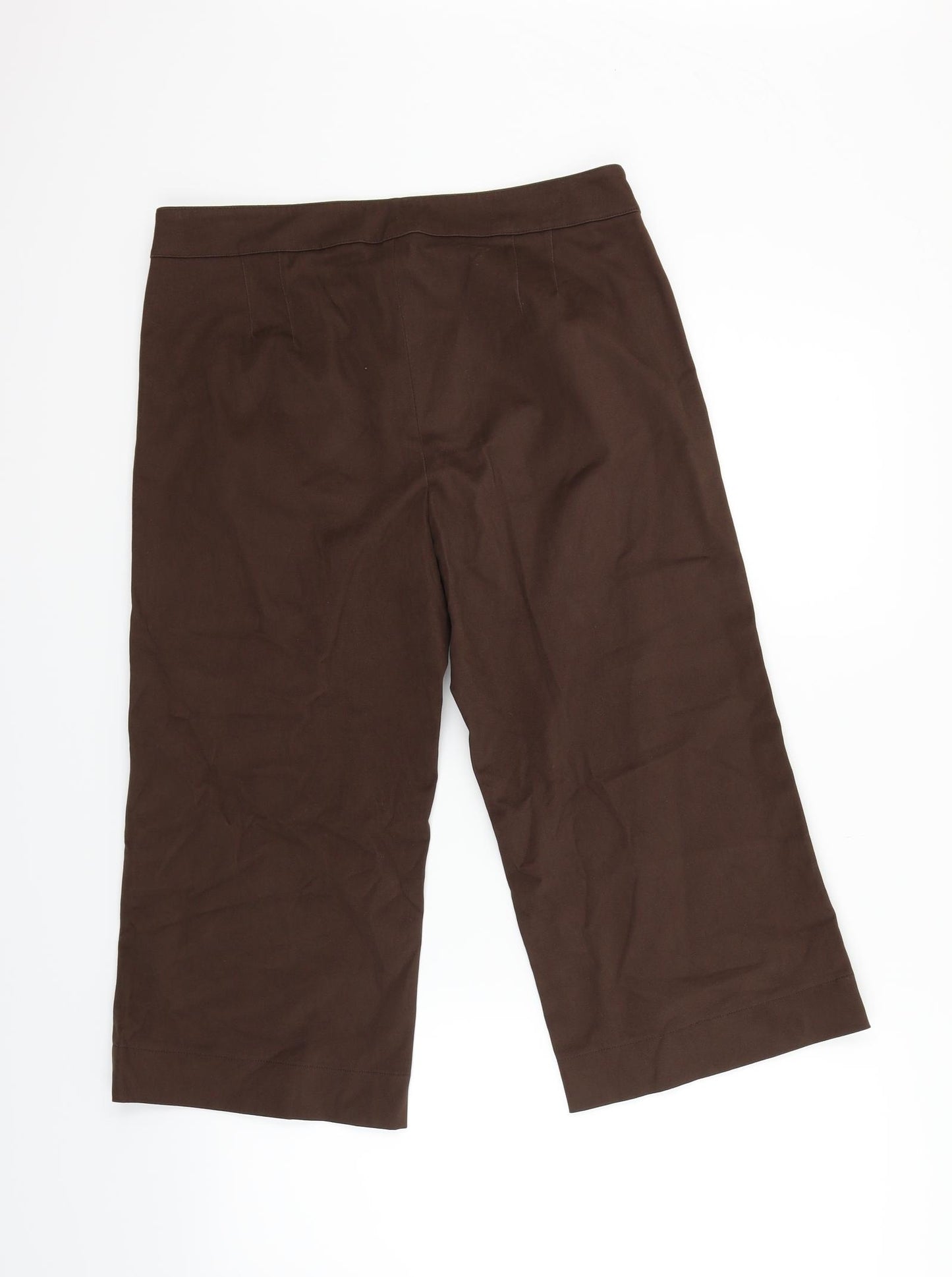 Kaliko Womens Brown   Cut-Off Shorts Size 12