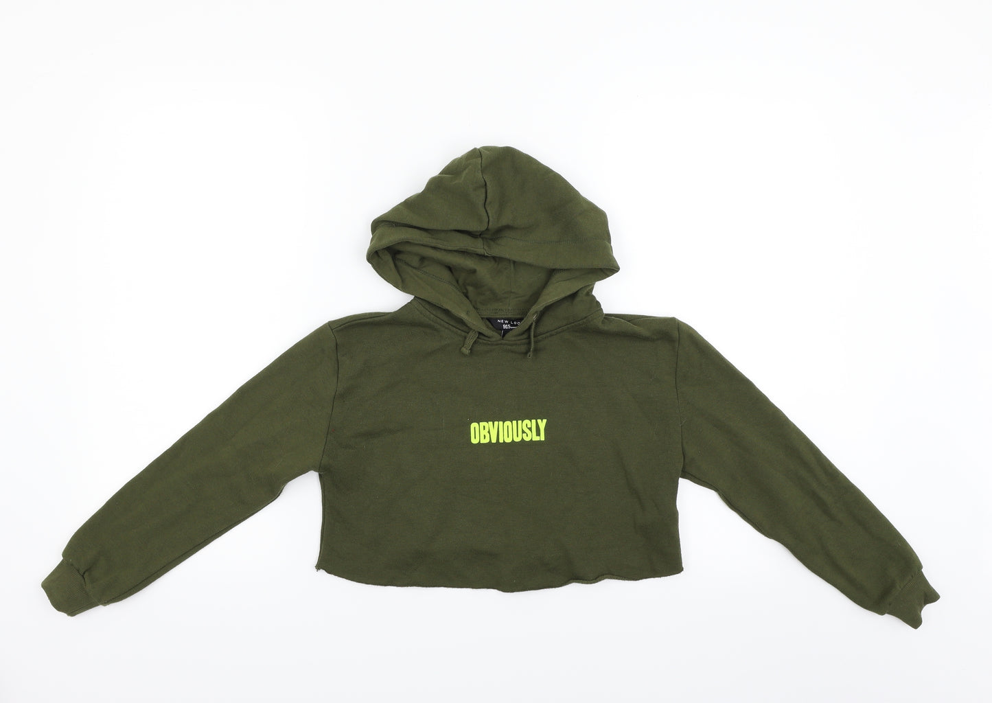 New Look Girls Green   Pullover Hoodie Size 9 Years