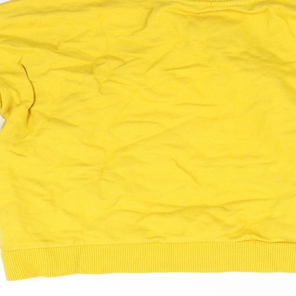 Primark Girls Yellow   Pullover Jumper Size 9-10 Years  - NEW YORK