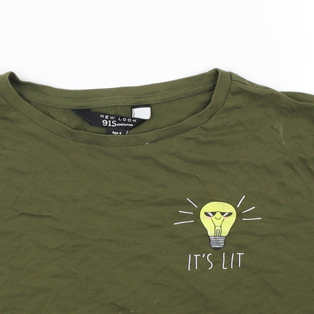 Topshop Girls Green   Basic T-Shirt Size 9 Years