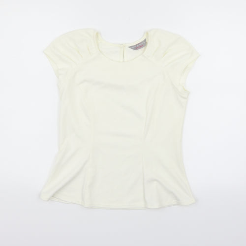 Dorothy Perkins Womens White   Basic T-Shirt Size 12