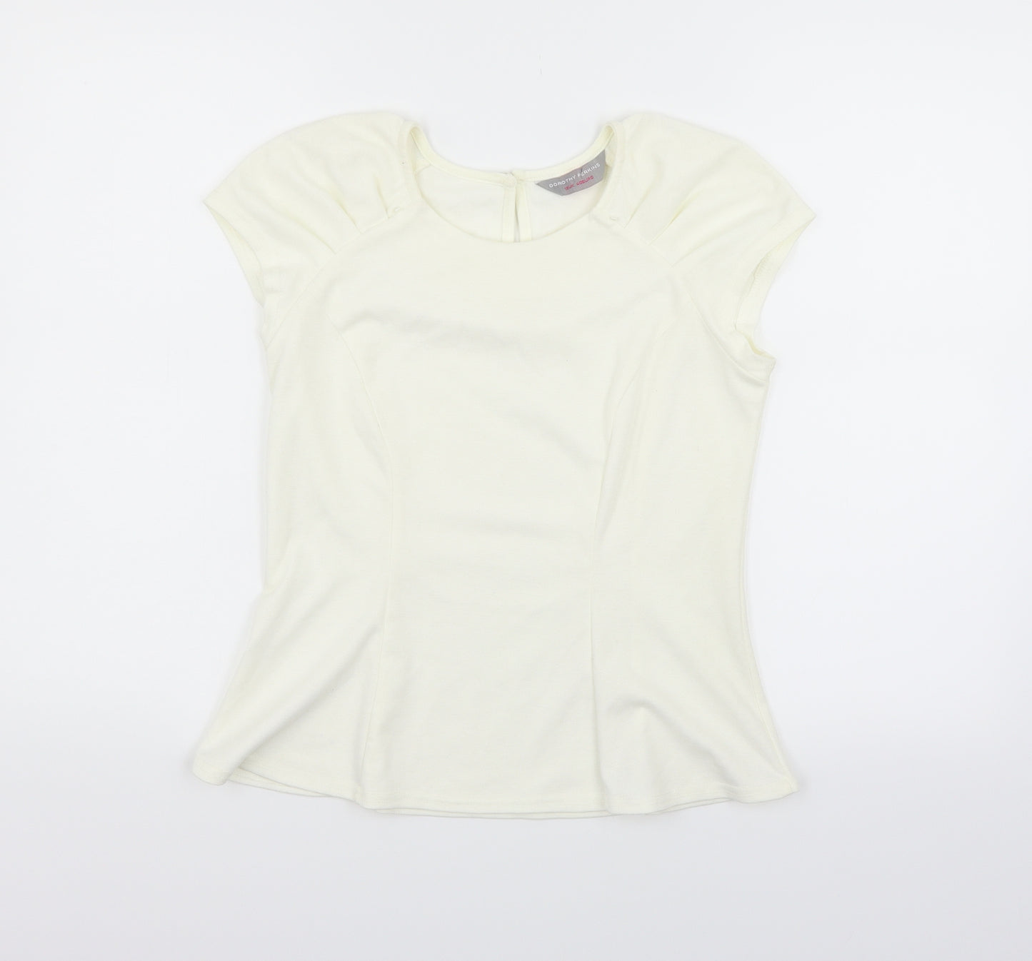 Dorothy Perkins Womens White   Basic T-Shirt Size 12