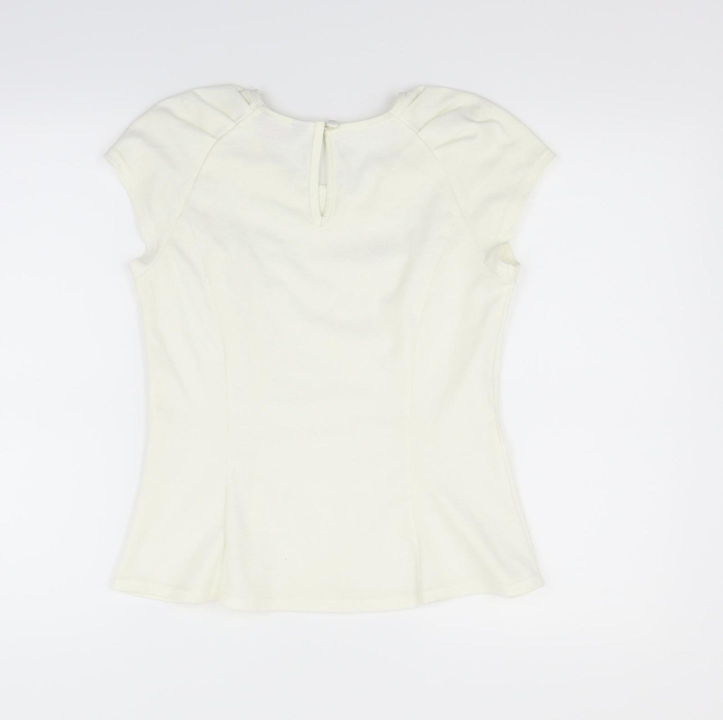 Dorothy Perkins Womens White   Basic T-Shirt Size 12
