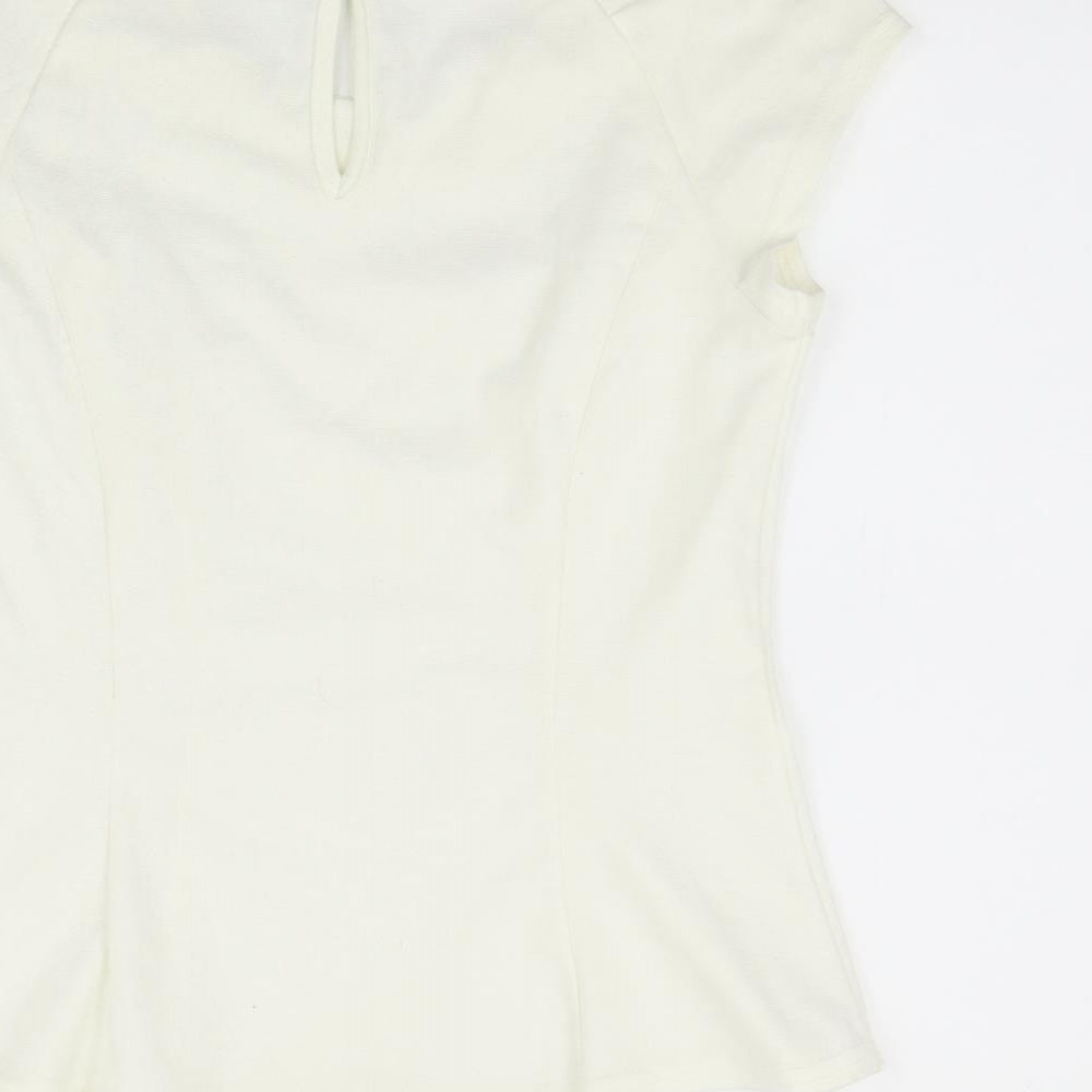 Dorothy Perkins Womens White   Basic T-Shirt Size 12