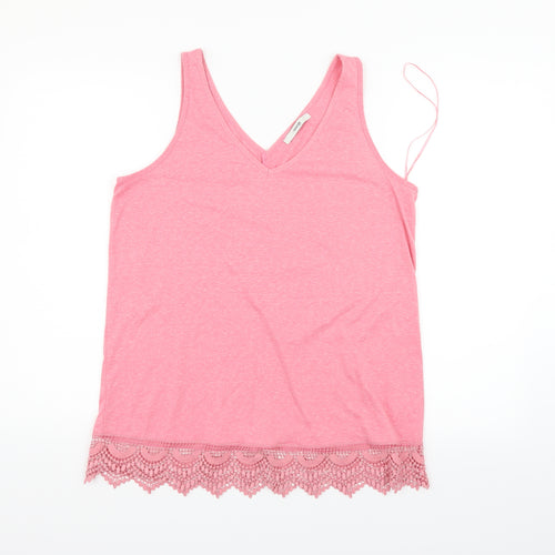 George Womens Orange   Basic T-Shirt Size 14