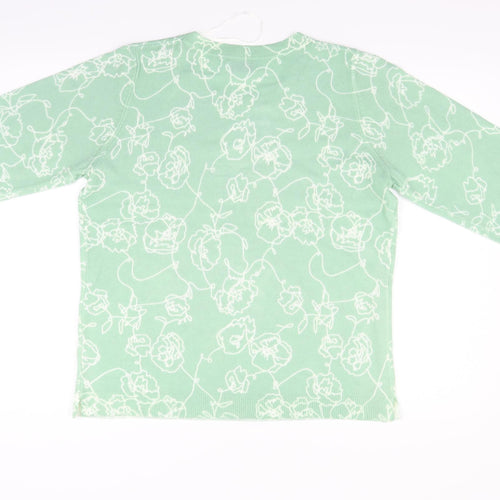 Papaya Womens Green   Henley Jumper Size 16