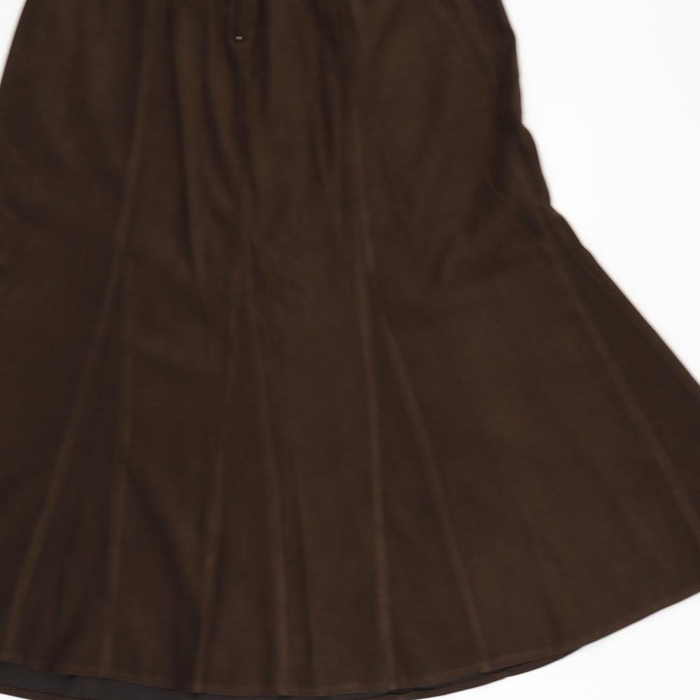 Sarah Hamilton Womens Brown   Flare Skirt Size 18