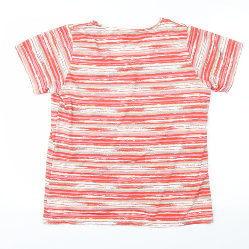 Alexara Womens Pink Geometric  Basic Blouse Size 16