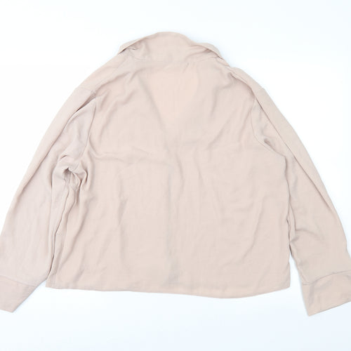 New Look Womens Beige   Basic Blouse Size 14