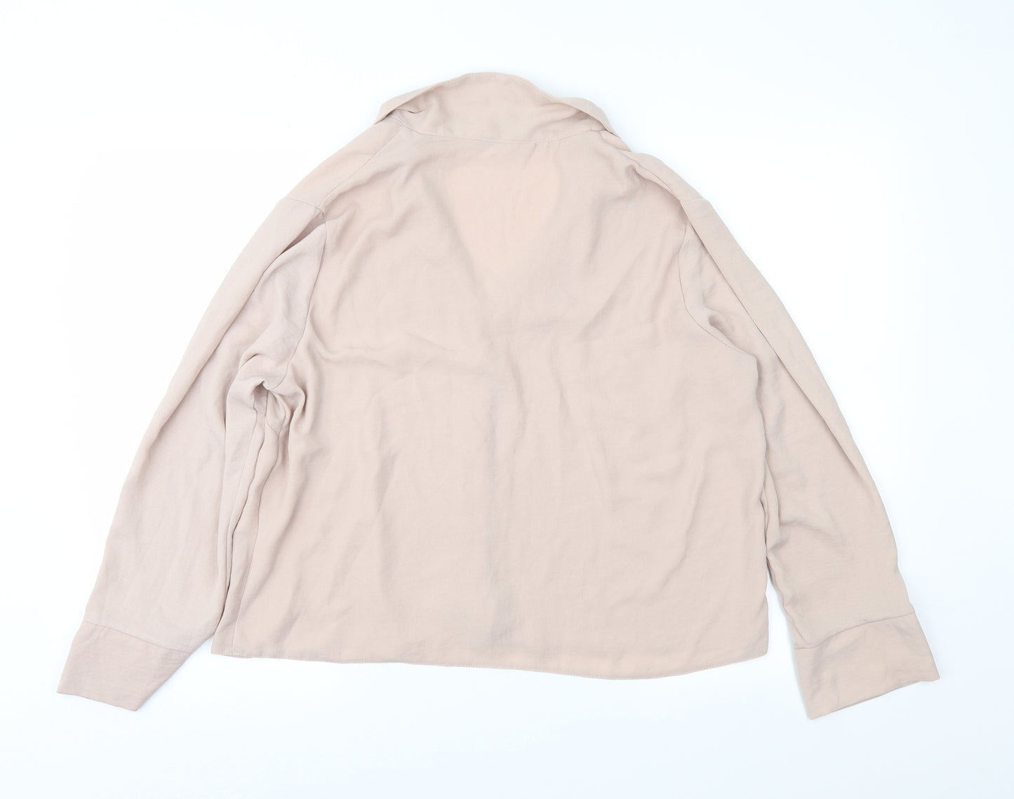 New Look Womens Beige   Basic Blouse Size 14