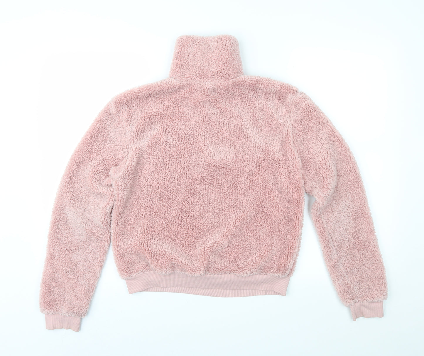 Topshop Womens Pink  Fleece Jacket  Size 8