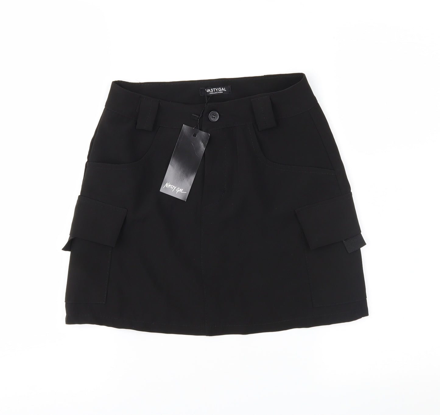 Nasty Gal Womens Black   Mini Skirt Size 6