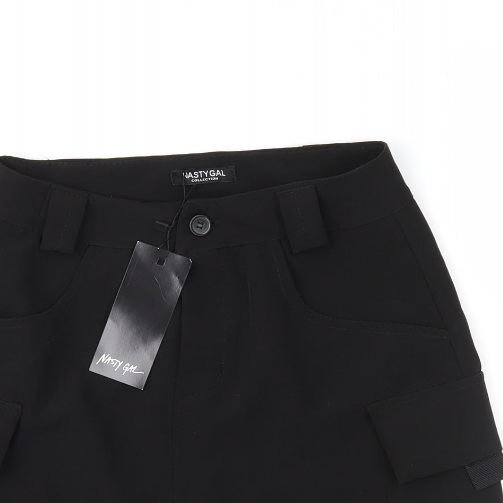 Nasty Gal Womens Black   Mini Skirt Size 6