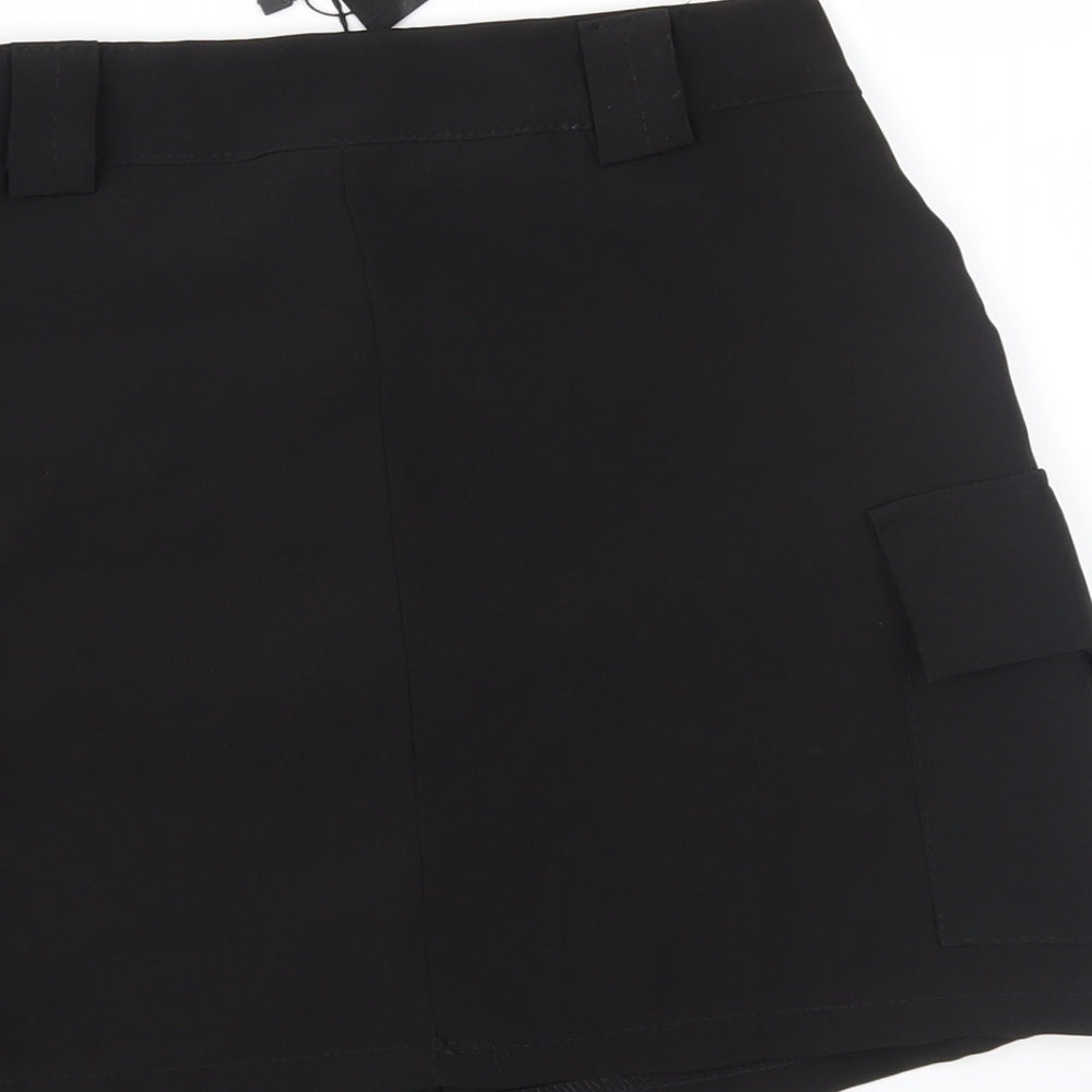Nasty Gal Womens Black   Mini Skirt Size 6
