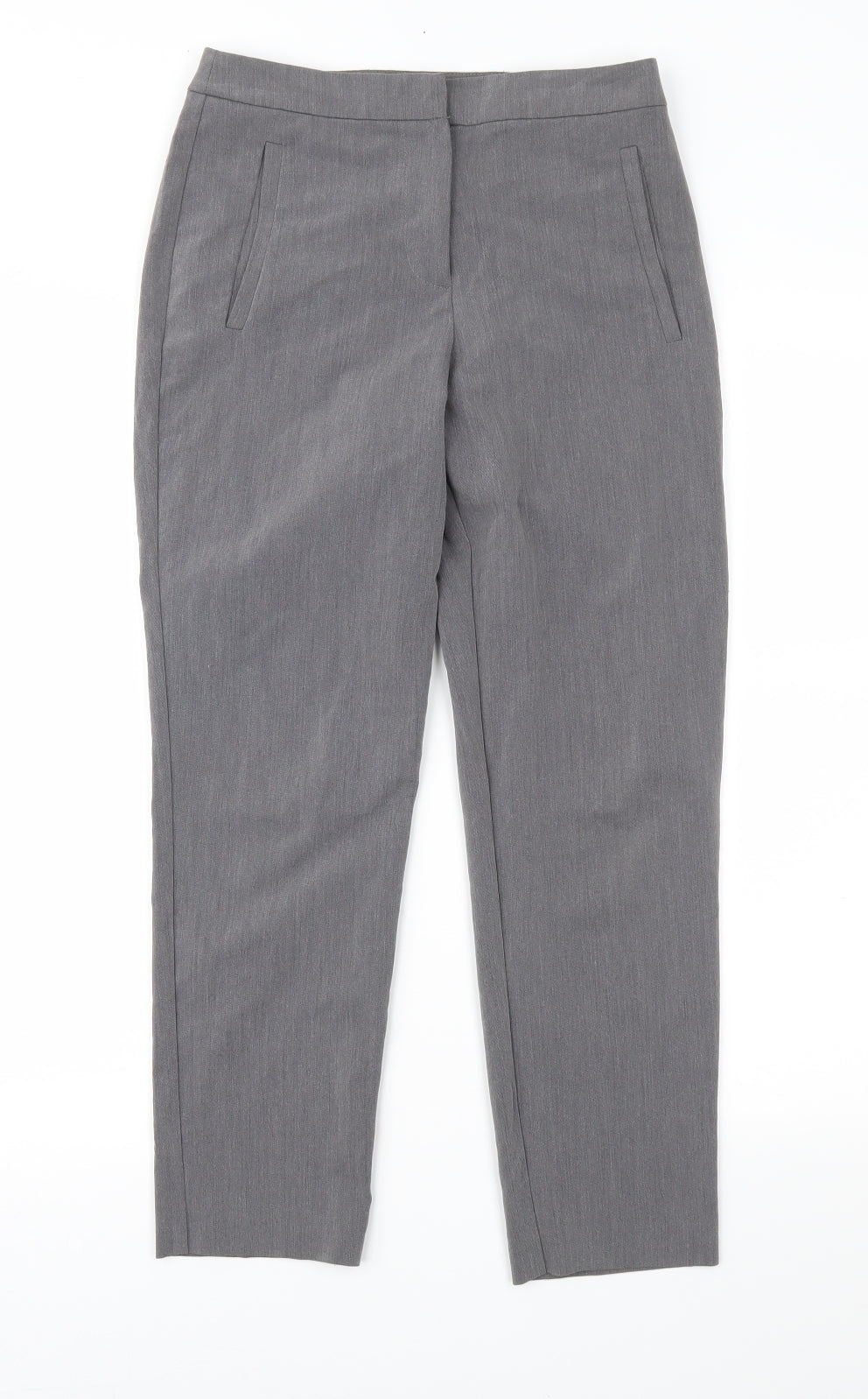 Topshop Womens Grey   Trousers  Size 4 L25 in