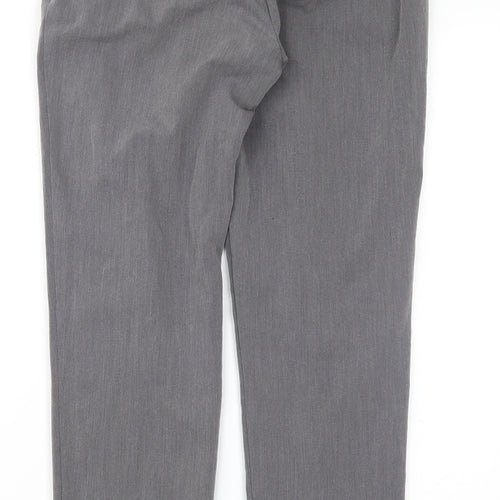 Topshop Womens Grey   Trousers  Size 4 L25 in