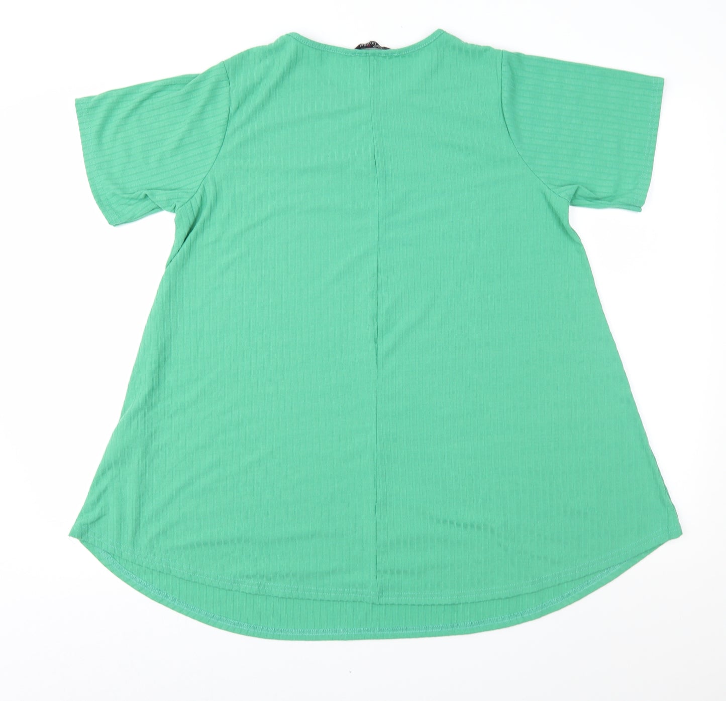 Yours Womens Green  Jersey Basic T-Shirt Size 16