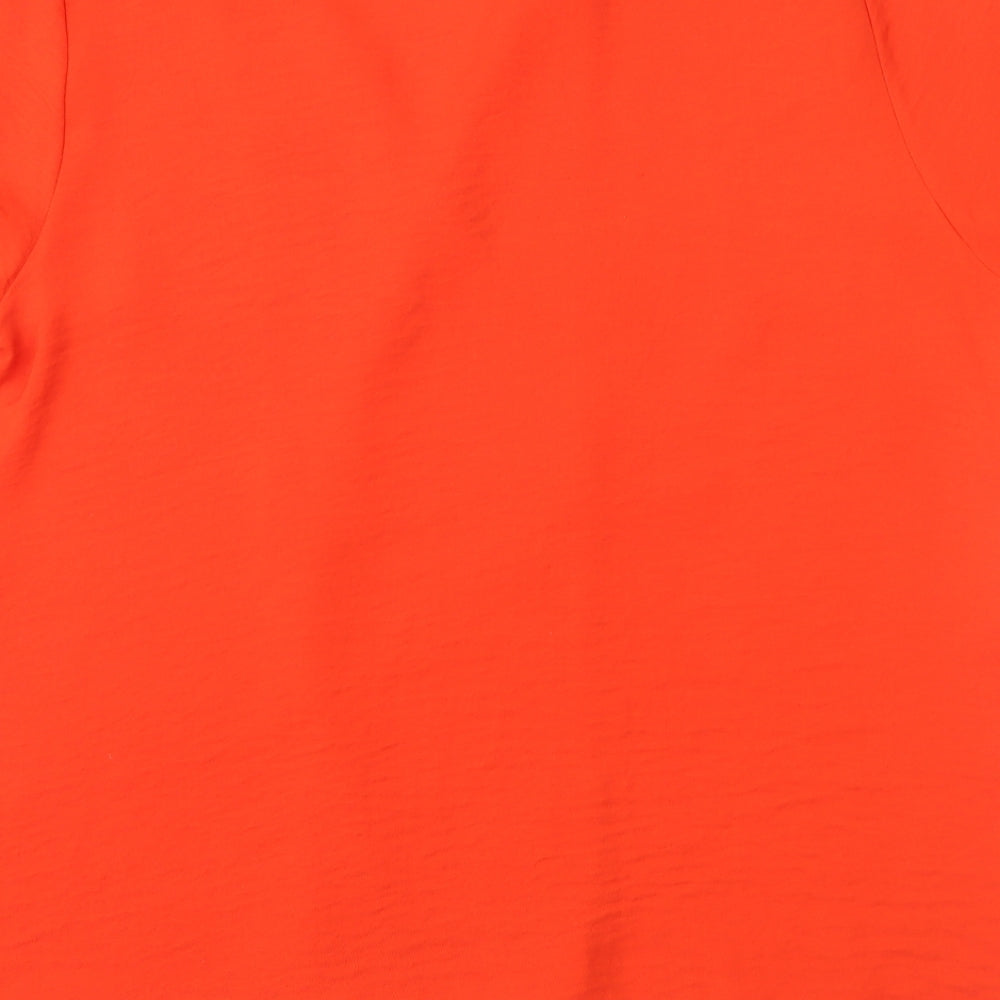 TU Womens Red   Basic Blouse Size 16