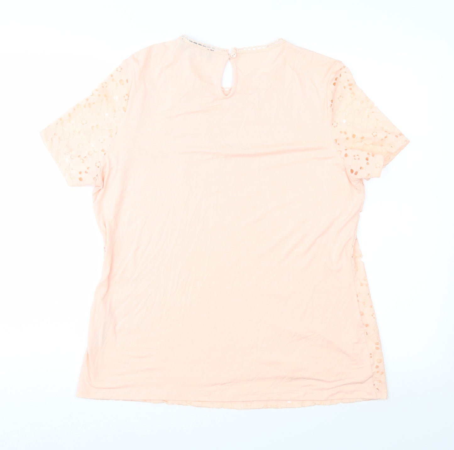 Dorothy Perkins Womens Pink   Basic T-Shirt Size 16