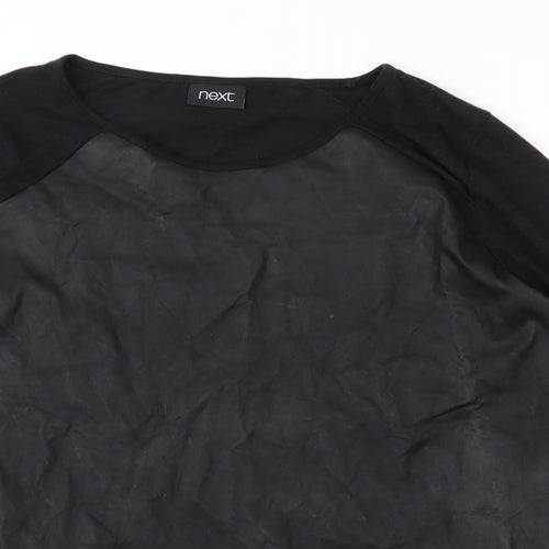 NEXT Womens Black   Basic Blouse Size 8