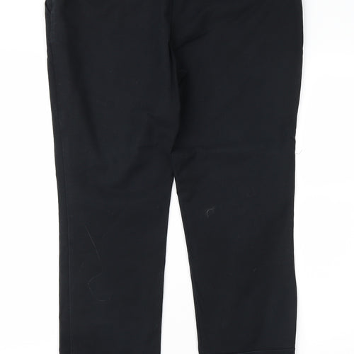 NEXT Womens Black   Capri Trousers Size 14 L25 in