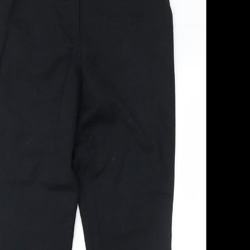 NEXT Womens Black   Capri Trousers Size 14 L25 in