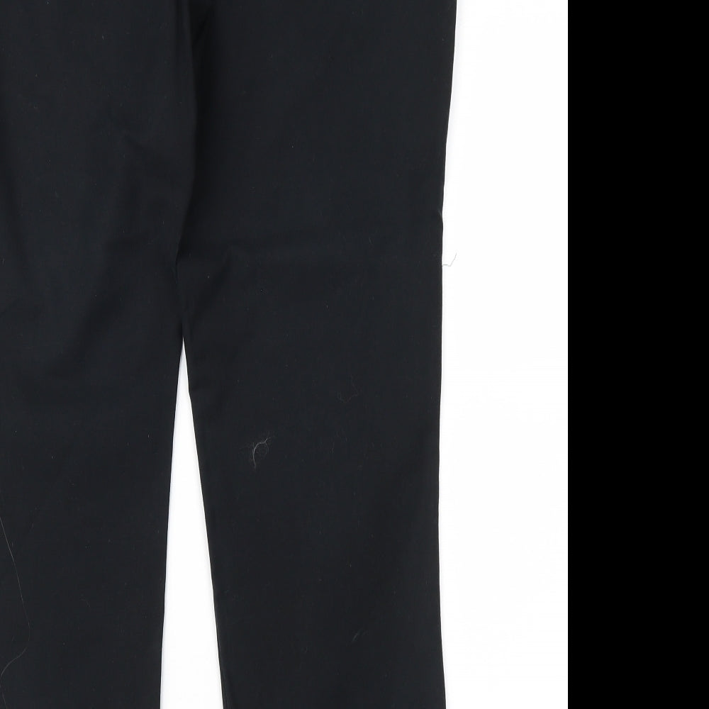 NEXT Womens Black   Capri Trousers Size 14 L25 in