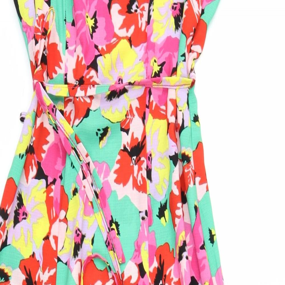 Atmosphere Womens Pink Floral  A-Line  Size 10