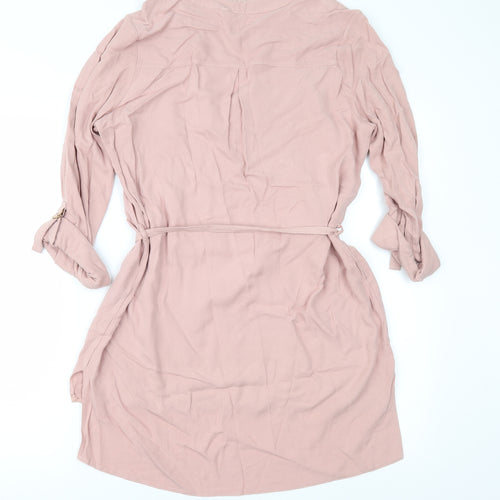 Atmosphere Womens Pink   Shirt Dress  Size 12