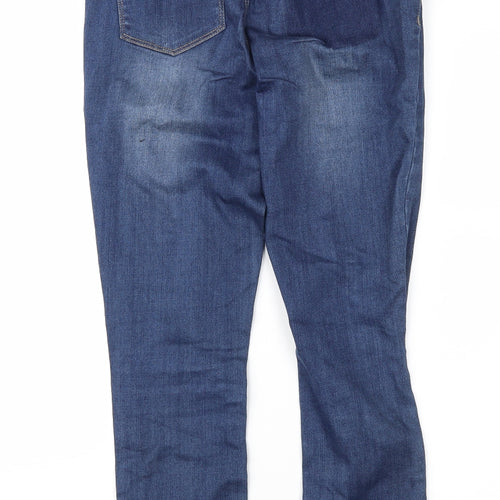 Threadbare Womens Blue  Denim Skinny Jeans Size 10 L28 in